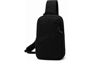 Anti-Theft Classic Crossbody Sling Bag, RFID-Blocking, Slash-Resistant with Locking Zippers for Travel & Everyday City Use