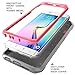 Galaxy S6 Edge Case, SUPCASE Full-body Rugged Holster Case WITH OUT Built-in Screen Protector for Samsung Galaxy S6 Edge (2015 Release), Unicorn Beetle PRO Series - Retail Package (Pink/Gray)