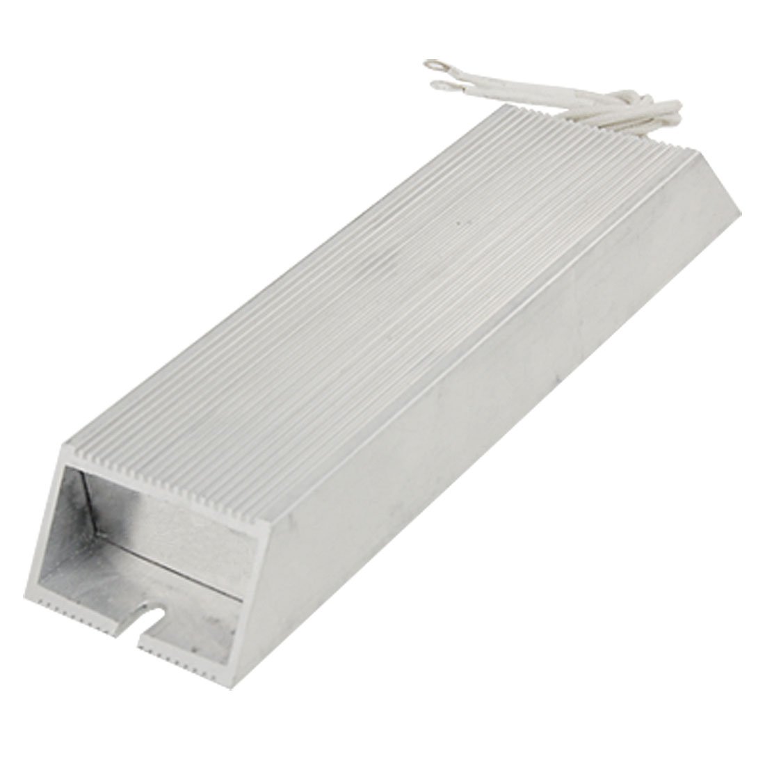 uxcell A11111400ux0038 300W 100 Ohm 5% Aluminum Housed Resistor Silver Tone