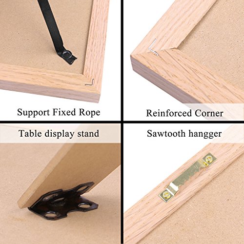 image for Innocheer 12 x 16 Inch Black Felt Letter Boards with 340 Letters, Chan