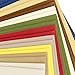U.S. Art Supply 8X10 Multi-Color Photo Mat Board Set - Mats, Backboard & Clear Bags - Pack of 20 Total (2-ea 10-Colors)