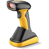 NetumScan RD1202W(NS) Industrial Bluetooth Barcode Scanner | IP67 Waterproof, 7M Drop Proof, with Charging Base for Warehouse, Inventory, iPhone, Android, Windows, Mac