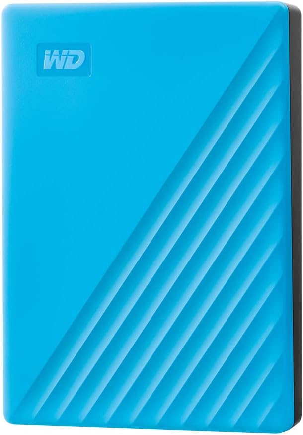 WD 4TB My Passport Portable External Storage USB 3.0 Blue