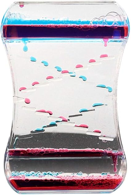 LUYANhapy9 Acrylic Oil Hourglass Liquid 