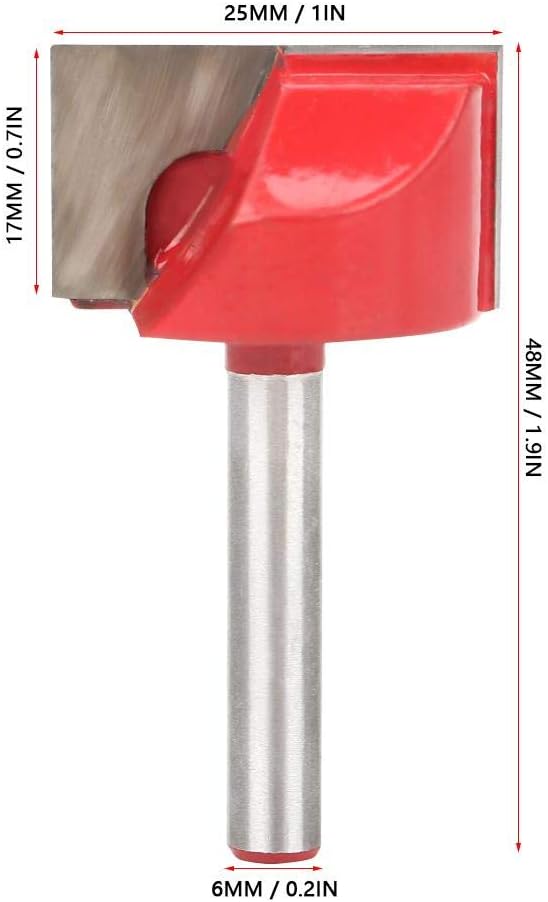 Bottom Cleaning Router Bit Woodworking Cutter CNC Carving Machine Cutting Tool 6 mm Shank Diameter 6×25mm (6×25) - Image 3