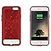 iPhone 6S / 6 Battery Case - ZeeHoo Ultra Slim Extended Battery Case with High Capacity 2000 mAh for iPhone 6S / 6-4.7 inch (Build-in Magnetic Metal for Car Phone Mount Holder) (Red)