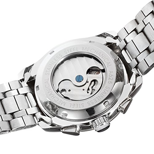 Forsining Hombres de acero inoxidable analógico automático Tourbillon reloj de pulsera fsg9404 m4t2 - Imagen 5