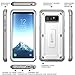 SUPCASE for Samsung Galaxy Note 8 Case with Screen Protector (Unicorn Beetle), [Built-in Belt Clip] Heavy Duty Full-Body Rugged Holster Protective Phone Case for Galaxy Note 8 (2017 Release), White
