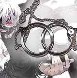 Anime Tokyo Ghoul Cosplay Ken Kaneki Handcuffs Hand Cuff Bracelet Accessories