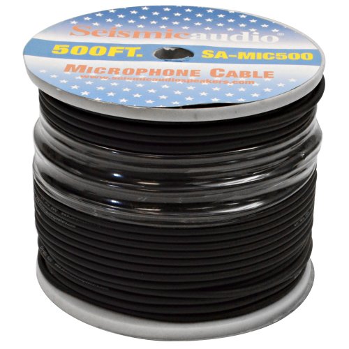 Seismic Audio - SA-MIC500 - Spool of 500 Feet of Microphone Cable - Build Your Own Mic Cables