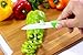 Home Kitch 3 inch Fruit Knife With Vegetable Peeler. Ceramic Knife Set For Fruits And Vegetables. (Green)