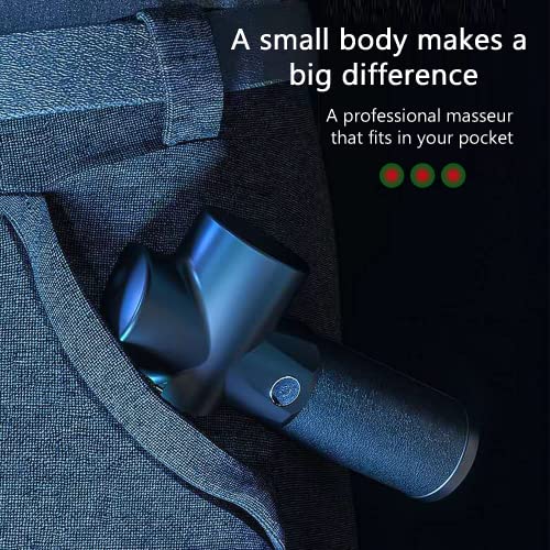 Massage Gun, Muscle Therapy Gun for Athletes, Deep Tissue Percussion Body Muscle Massager,Handheld Electric Full Body Therapy Massage Gun