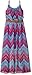 Amy Byer Girls' Big Print Hmc Maxi Dress with Belt Body