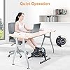Mini-Exercise-Bike-Pedal-Exerciser-Under-Desk-Bikes-Stationary-Magnetic-Cycle-Home-Office-Portable-Workout-Equipment-8-Levels-Adjustable-Tension-Resistance-Bands-Included Mini Exercise Bike Pedal Exerciser Under Desk Bikes Stationary Magnetic Cycle Home Office Portable Workout Equipment 8 Levels Adjustable Tension (Resistance Bands Included)