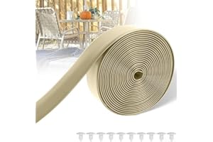 FABULETTA 10ft Cuttable PVC Chair Strap for Outdoor Furniture Replacement – Weatherproof Lounge & Beach Chair Webbing, Patio 