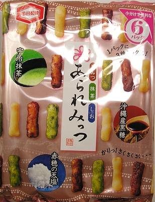 Amazon 亀田製菓 あられみっつ 80g 12袋入 亀田製菓 せんべい 米菓 通販
