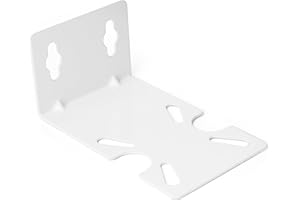 Omoojee Mounting Bracket for 10" and 20" Water Filter, Metal Housing Fixed Bracket for 10" and 20" Water Filter, White