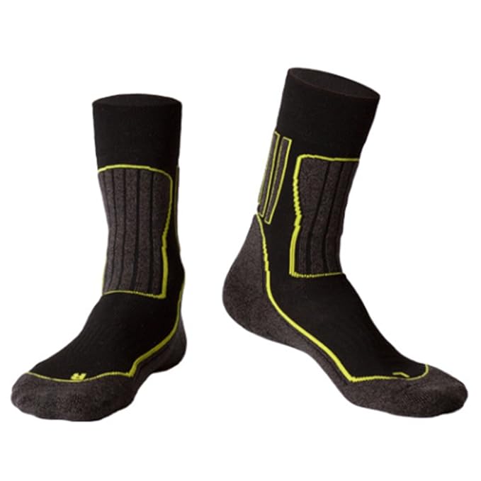 AODO Men's MicroCrew Light Cushion Hiking treking climbing socks