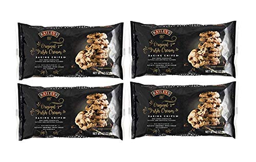 Baileys Original Irish Cream Semi-Sweet Chocolate Baking Chips, 12 Oz - Pack of 4