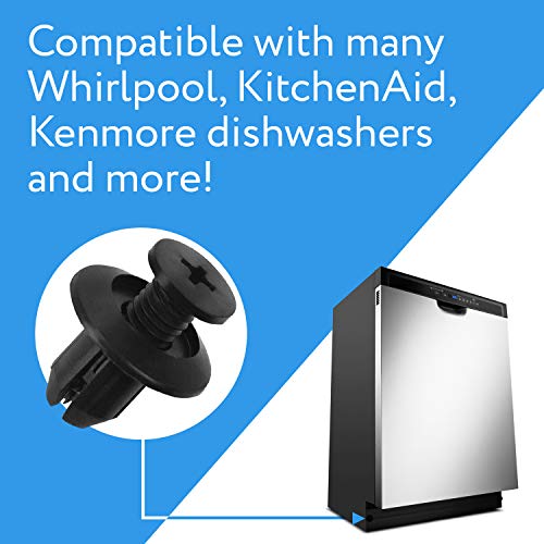 2Pack Dishwasher Kick Plate Trim Retainer Whirlpool Compatible