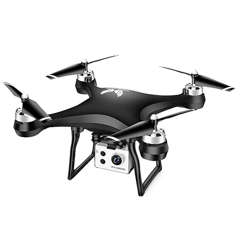 Tianya DUAL GPS Drohne 5G WIFI FPV mit elektrischer Kamera 1080P HD RC Quadcopter schwebend (schwarz)
