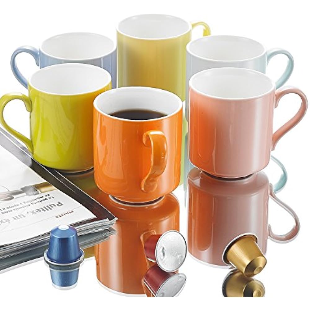 KT048 Mug Sets 6 Piece Porcelain Coffee Mugs And Ceramic