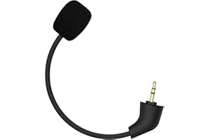 Arzweyk Replacement Cloud 2 Mic Boom Game Microphone Compatible with Kingston HyperX Cloud II Wired, Cloud, CloudX, Cloud Cor