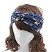 4 Pack Women Headband Boho Floal Style Criss Cross Head Wrap Hair Band