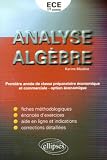 Image de Analyse algebre exercices corriges de mathematiques pour la premiere annee de classe preparatoire