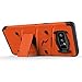 Samsung Galaxy Note 8 Case, Zizo [Bolt Series] FREE [Curved Full Glass Screen Protector]Kickstand[12 ft. Military Grade Drop Tested]Holster Note 8 Orange/Black