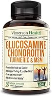 Glucosamine with Chondroitin Turmeric MSM Boswellia. Supports Occasional Joint Discomfort Relief. Helps Inflammatory...