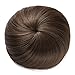 Onedor Synthetic Fiber Hair Extension Chignon Donut Bun Wig Hairpiece (8A – Light Chestnut Brown)thumb 1
