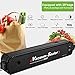 Vacuum Sealer Machine, Moer Sky Automatic Mini Portable Home Vacuum Air Sealing System for Food Preservation/Starter Kit | Led Indicator Lights | Dual Capacitance Design + 25pcs Sealer Bags