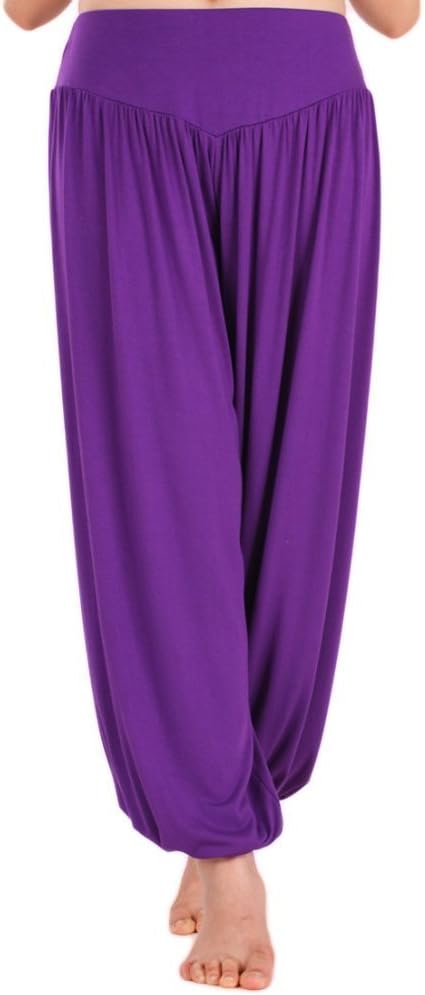 Seky Women's Cotton Soft Yoga Sports Dance Harem Pants