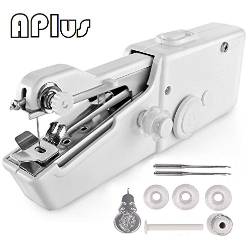 Handheld Sewing Machine, Mini Cordless Handheld Electric Sewing Machine, Quick Handy Stitch Tool for Fabric, Clothing, Kids Cloth Home Travel Use - Thumbnail 7