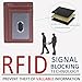 Slim Wallet RFID Front Pocket Wallet Minimalist Secure Thin Credit Card Holder,Coffee,One Size