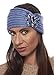Crystal Blossom Angora Winter Headband