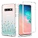 BENTOBEN Compatible with Samsung Galaxy S10 Case, Clear Transparent Case Cover for Samsung Galaxy S10 2019, Floral