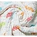 Lucear Muslin Baby Bath Towels Lovely Candy Print Also Warm for Baby Blanket (red)