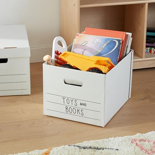 Amazon Basics Storage and Filing Boxes With Lid and Handles, Legal