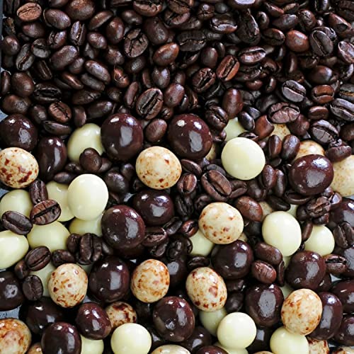 Chocolate Covered Espresso Coffee Bean Blend Jar Made with Premium