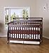 DaVinci Emily 4-in-1 Convertible Crib in Espresso Finish