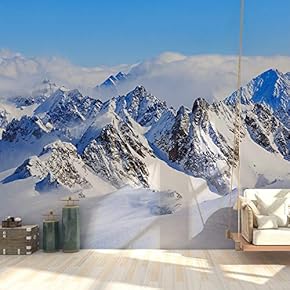 Wall Mural Magnificent Mountain View Removable Wallpaper Wall Sticker for Bedroom Living Room - 66x96 inches