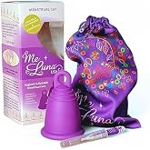 Most Customizable Menstrual Cup with Ring Handle | MeLuna Me Luna | Comfortable Period Cup Reusable Cup | Tampon Pad Alternative for All Body Types | Classic