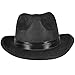Funny Party Hats Black Fedora Gangster Hat Costume Accessory