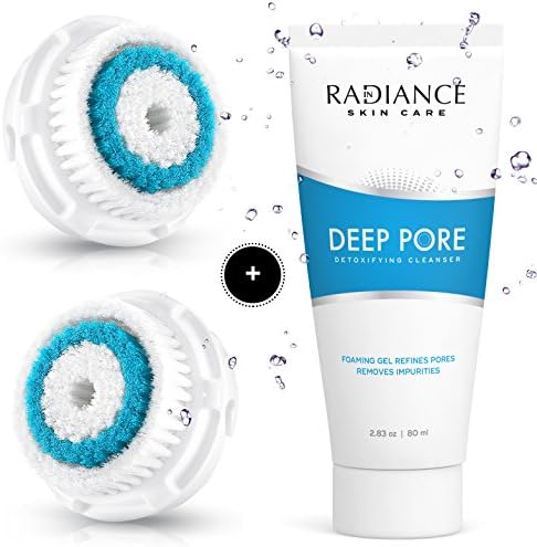 Deep Pore Compatible Brush Heads + FREE Face Cleanser Ideal for enlarged pores and oily skin. Compatible with: Mia, Mia2, Mia3/Aria, Mia fit, Smart Profile, Alpha Fit Facial Cleansing System.