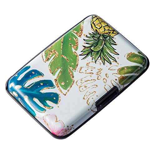 Elfish Mini RFID Aluminum Wallet Credit Cards Holder Metal ID Case for Men Women (Color 35)