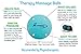 ActiveProZone Therapy Massage Ball - Instant Muscle PAIN RELIEF. Proven EFFECTIVE for Myofascial Release , Deep Tissue Pressure , Yoga & Trigger Point Treatments. SET - 2 Extra Firm Balls W/ Mesh Bag
