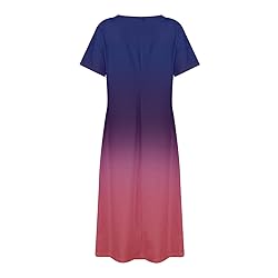 Short Sleeve Sundresses for Women Women's 2024
