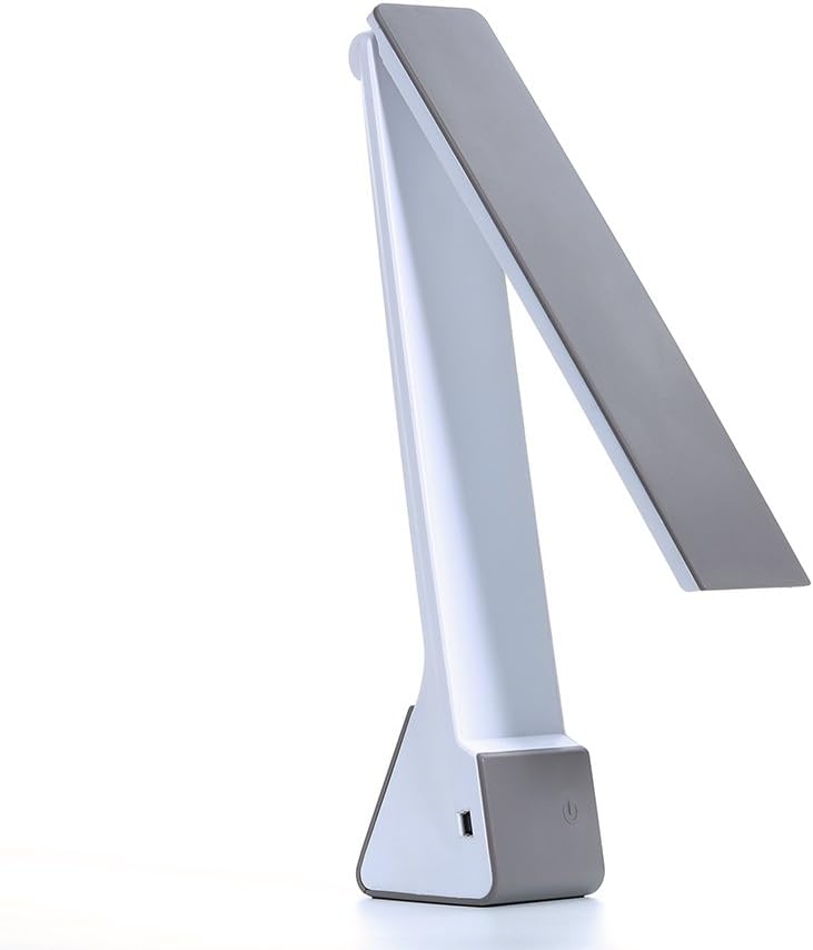 Led Desk Lamp with USB Charging Port ,Eye-caring Table Lamp With 3 Brightness Control(Read/Study/Relax),Table Lamp with Rechargeable Battery Travel Size, Touch Control and Rotatable Arm By KQRNS